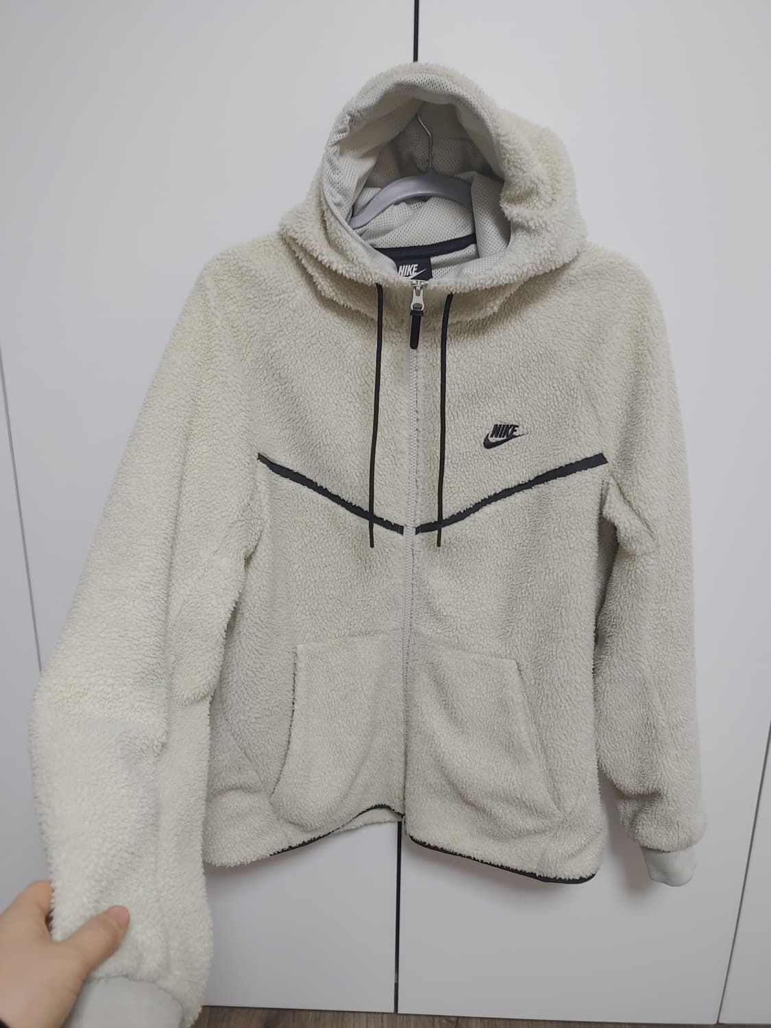 나이키  뽀글이 남성  후드집업자켓-XXL사이즈 상품이미지3