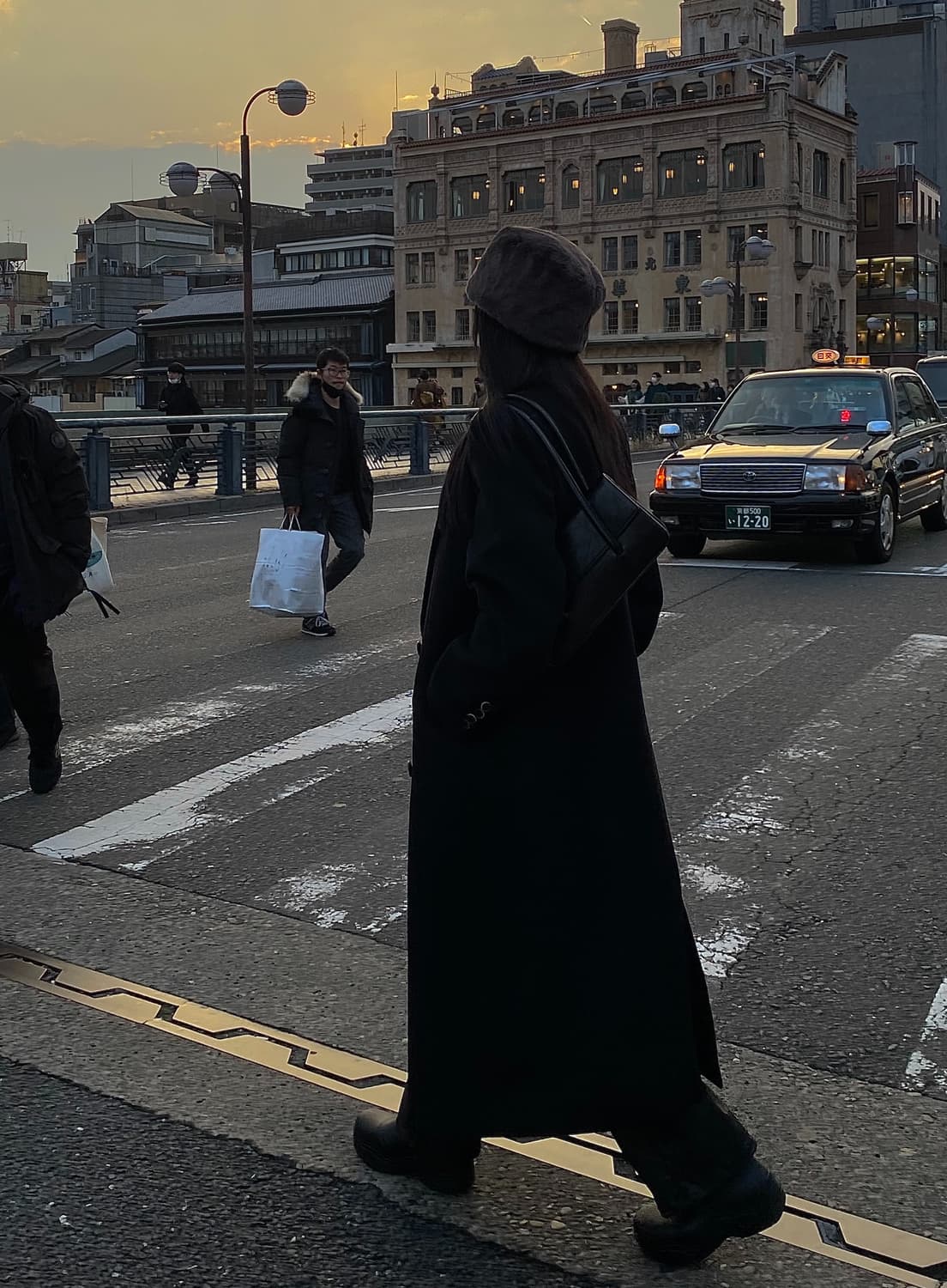 시눈 더블 롱 코트 상품이미지1