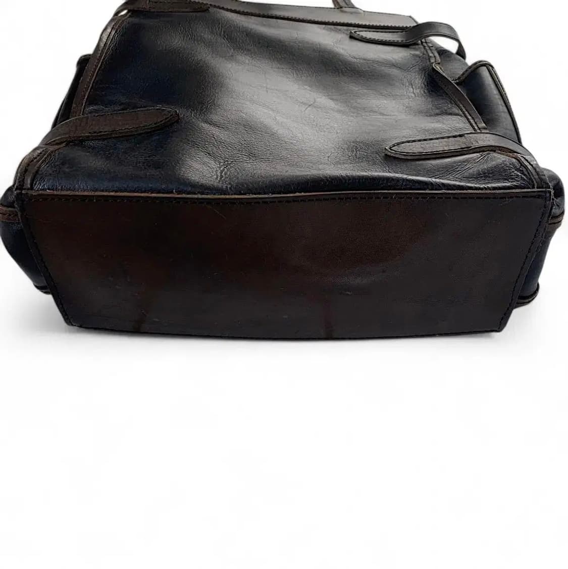 요지 야마모토 레더 버클 토트백 상품이미지5