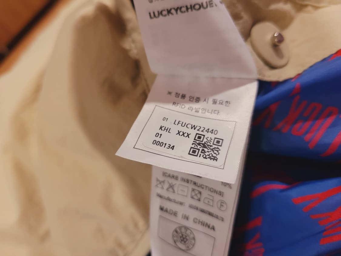 럭키슈에뜨 구스다운 판초패딩55~77 상품이미지8