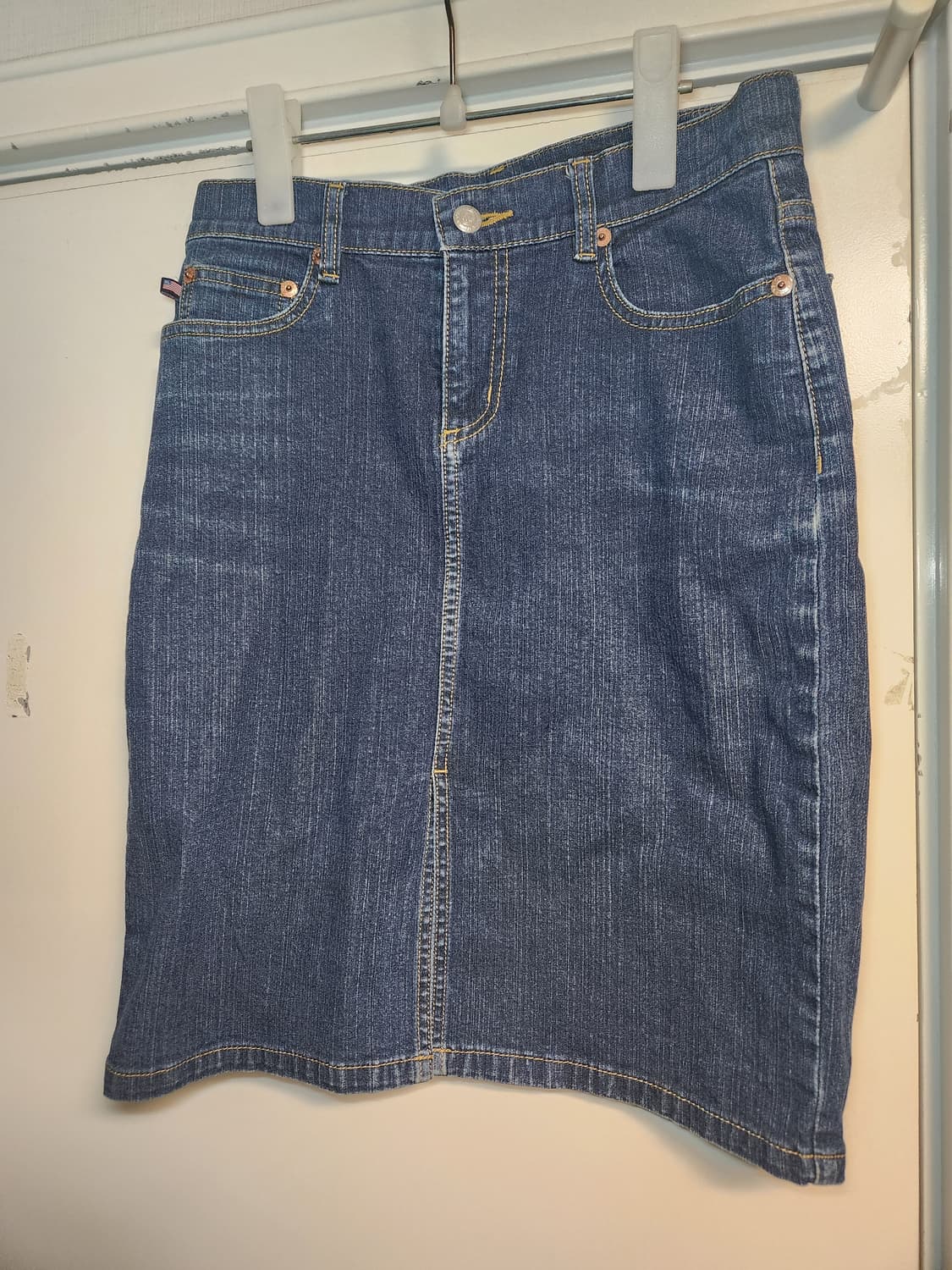 폴로진스 빈티지 데님 치마 61-90 상품이미지1