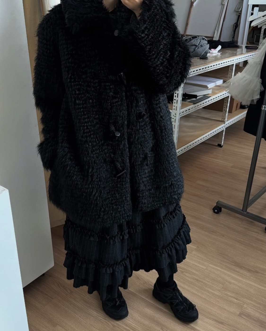 생긴스튜디오 님버스 토글 퍼자켓 상품이미지3