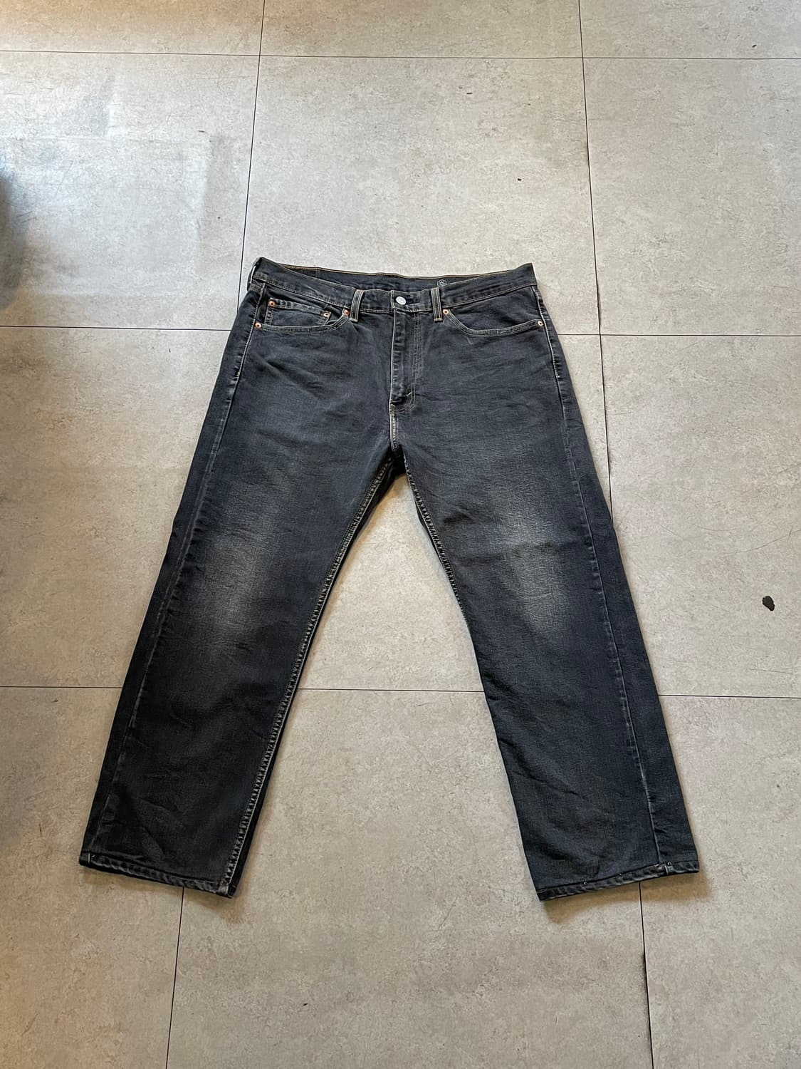 리바이스505 흑청 데님팬츠 상품이미지6