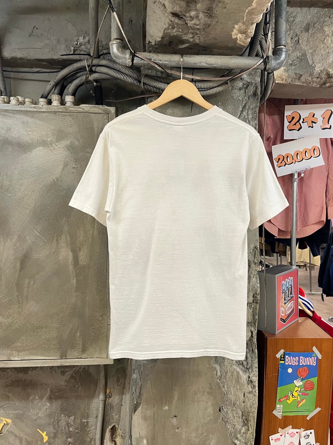 스투시 이클립스 반팔티 화이트 S #csz3233 상품이미지2