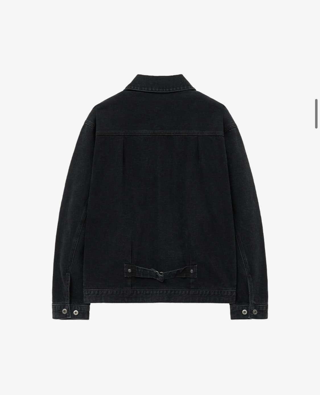 (M) 인사일런스 TYPE-1 데님 자켓 WASHED BLACK 판매 상품이미지7