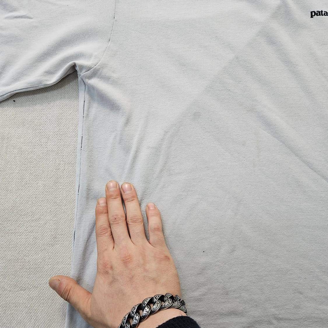 L 파타고니아 스몰로고 반팔티(얼룩) 0409Y 상품이미지3