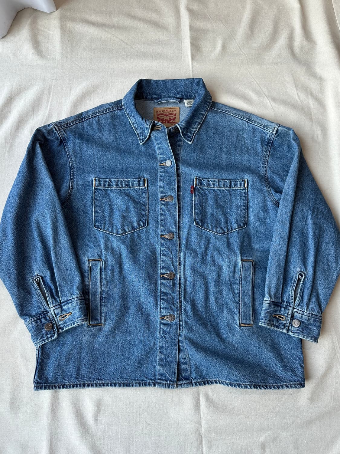 리바이스 셔츠형 데님 자켓 셔켓 100 상품이미지1