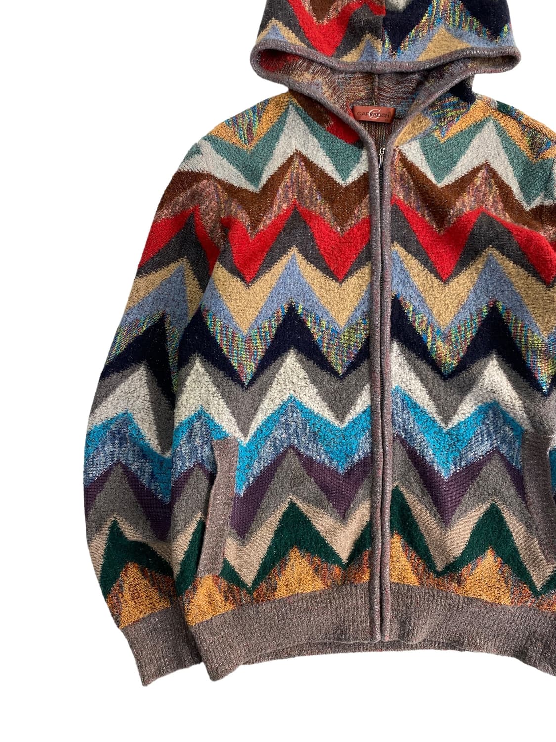 [52] CAPERDONU 에스닉 울 후드집업 상품이미지5