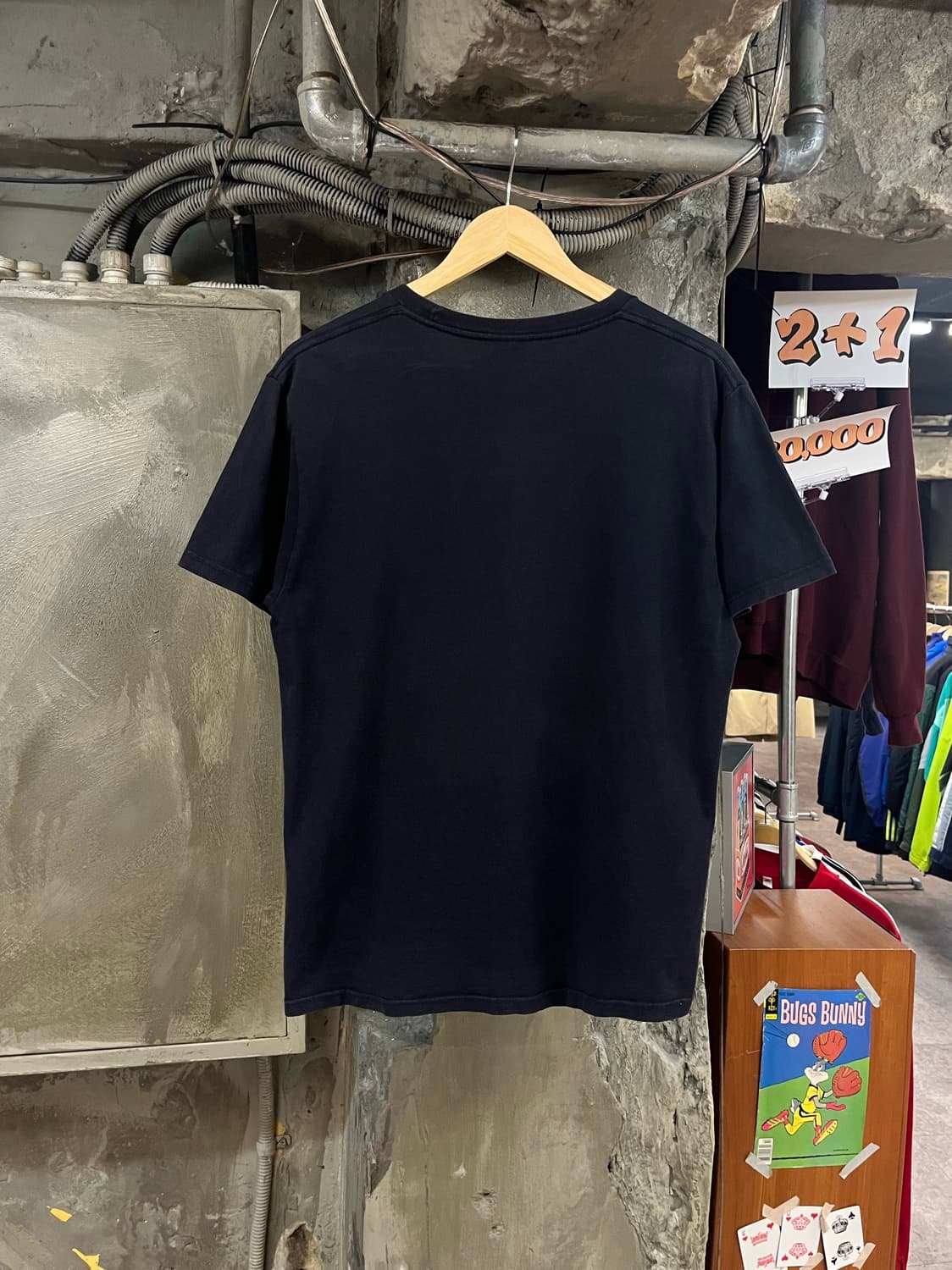 스투시 월드 투어 반팔티 블랙 M #csz3483 상품이미지2