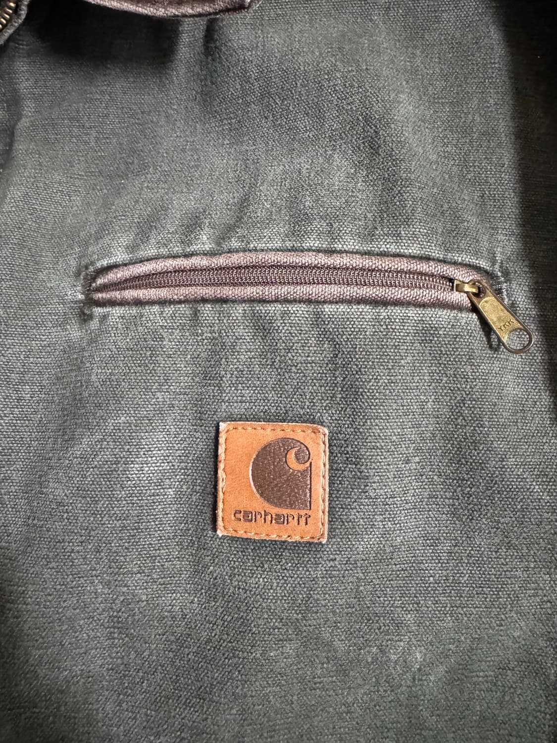 칼하트 디트로이트 J97 자켓 모스그린 L 상품이미지4