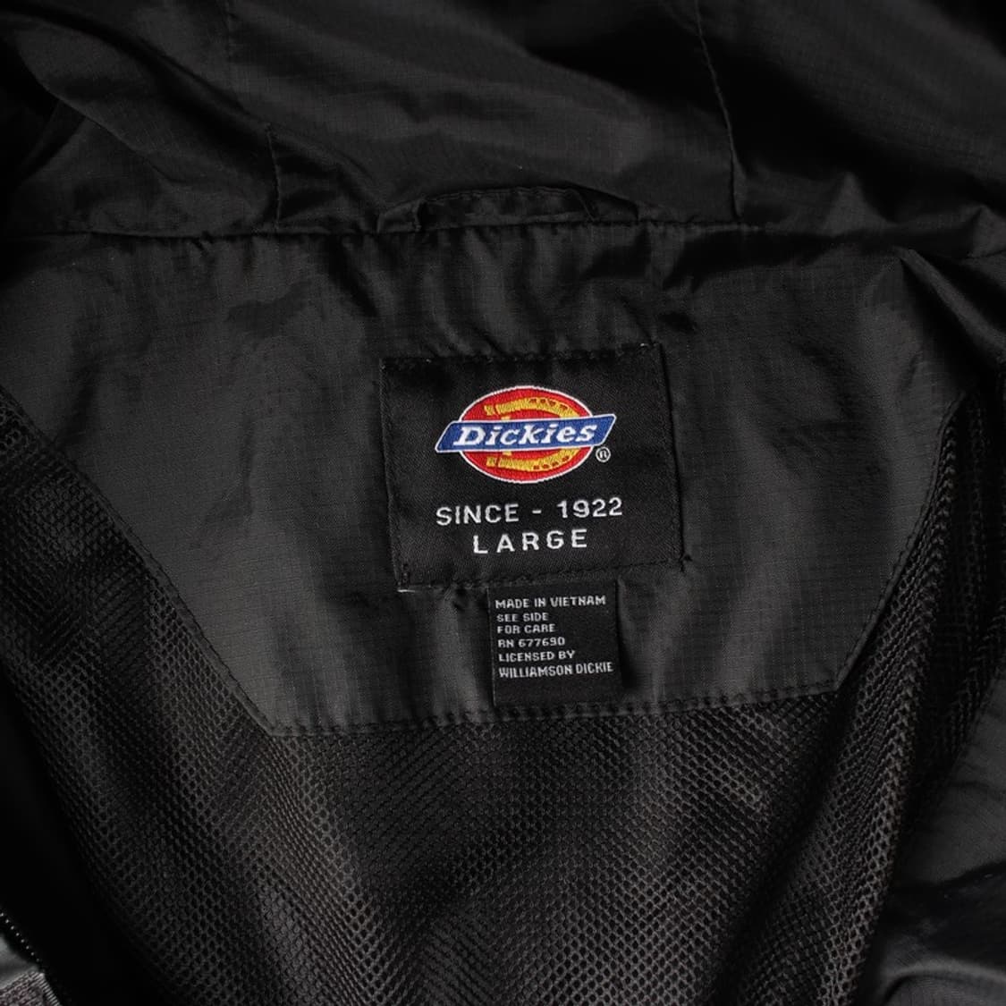 디키즈 올드스쿨 로고 자수 후드 바람막이 자켓 블랙 L 상품이미지6