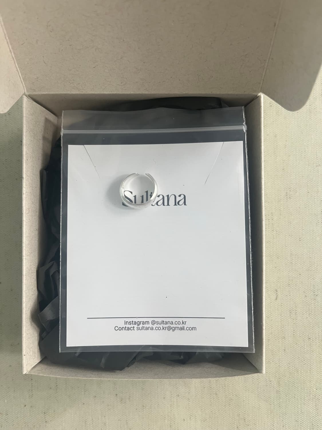 설타나 미니 빈티지 실버링 상품이미지5