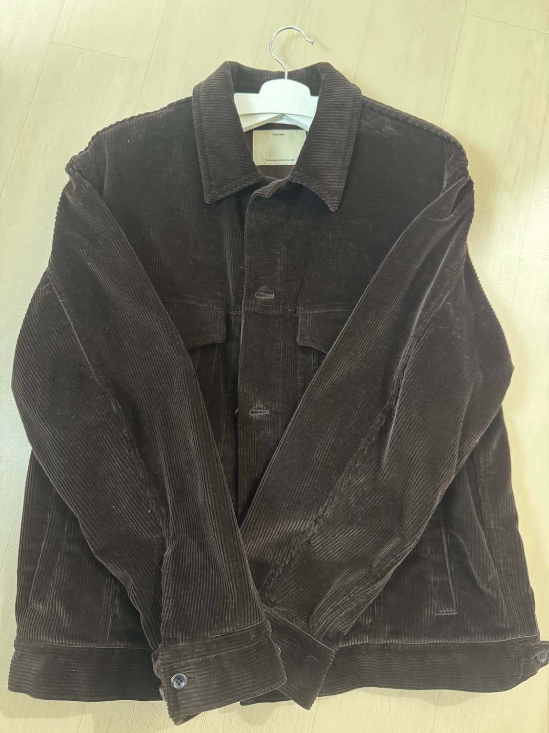 포터리 코듀로이 트러커 브라운 2사이즈 상품이미지2