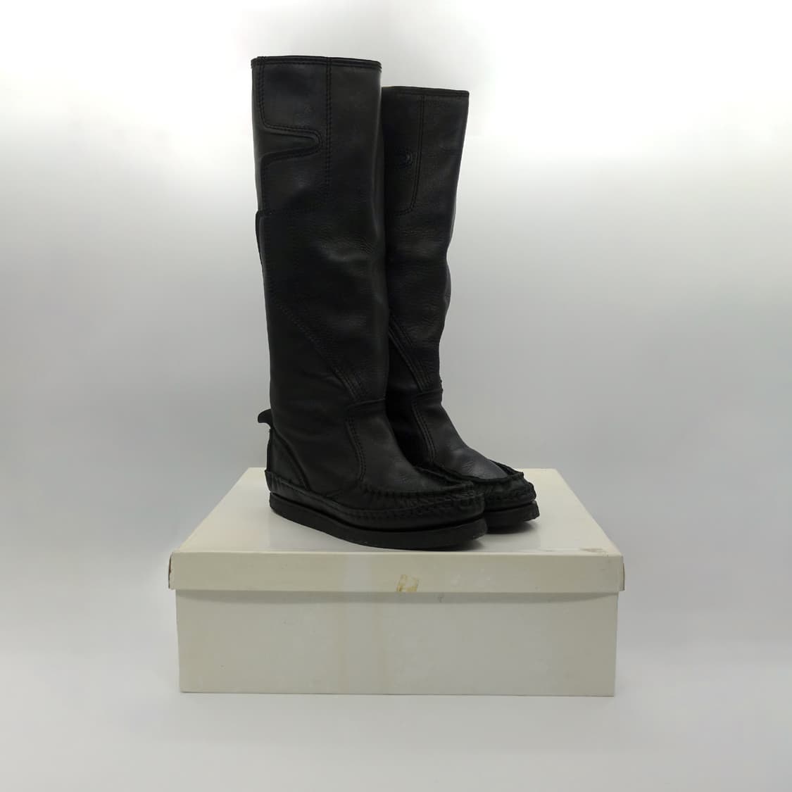 [S,230~235] ZUCCA 주카 롱 레더 부츠 상품이미지2