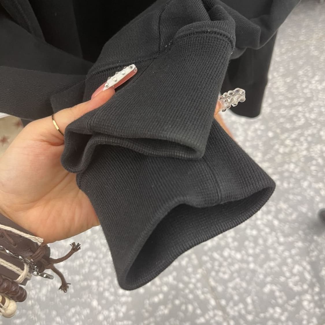 엄브로 X 니벨크랙 올드스쿨 스트릿 백로고 후드티 M C10419 상품이미지7