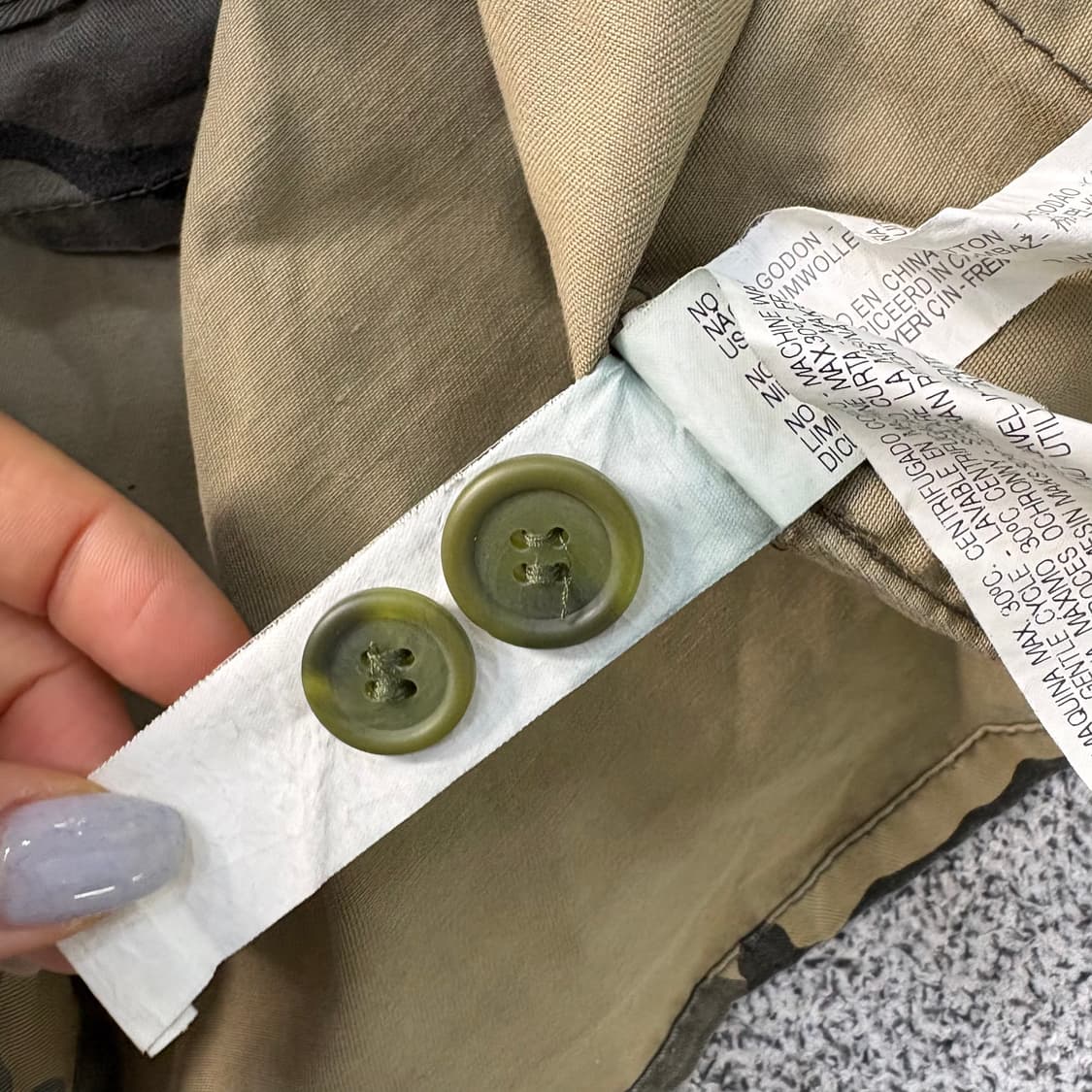 S 자라 카모 밀리터리 필드 자켓 0317J 상품이미지5