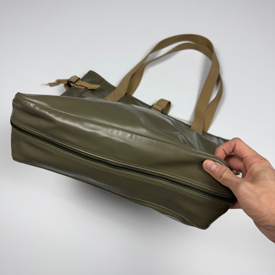 요시다포터 러기지라벨 라이너 토트백 올리브 상품이미지5