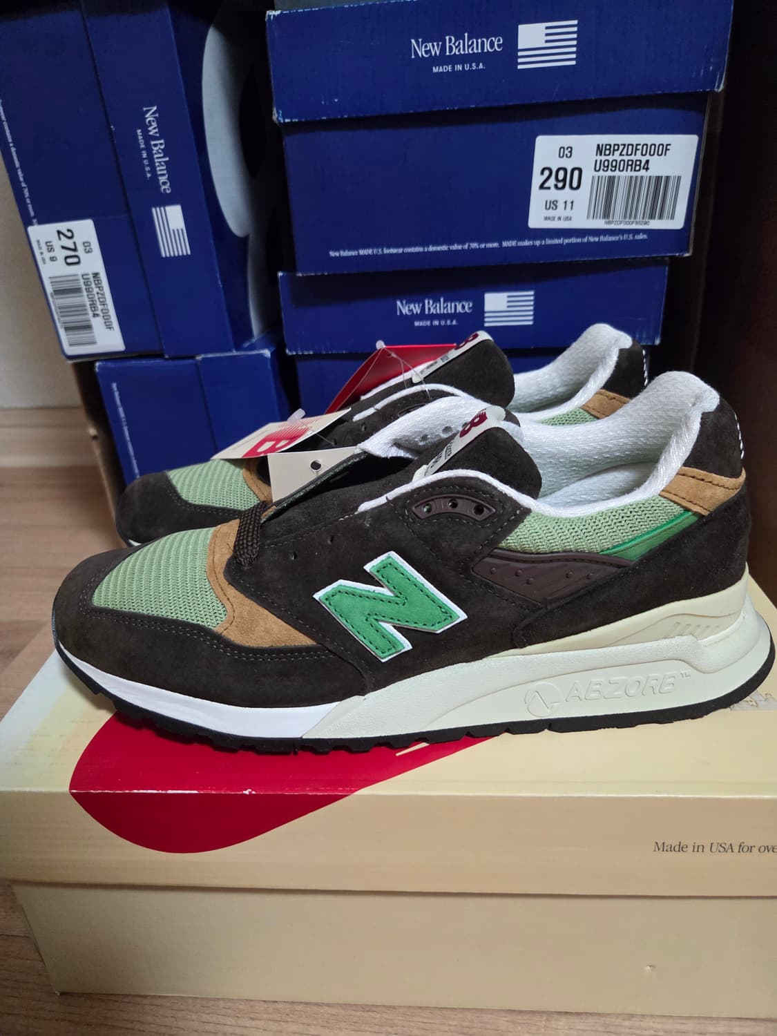뉴발란스 USA U998BG 270사이즈 새상품 상품이미지1