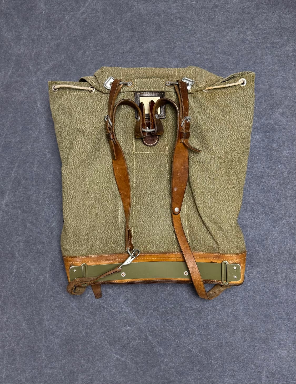 (40L) 60s 스위스 밀리터리 캔버스 배낭, 백팩 상품이미지3