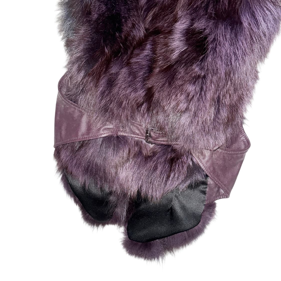 Purple Vintage Indigo Fur Vest 상품이미지8
