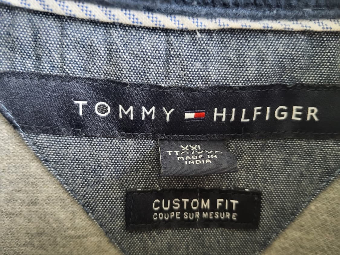 TOMMY HILFIGER 타미힐피거 남성 반팔 카라티 2XL 코튼 상품이미지5