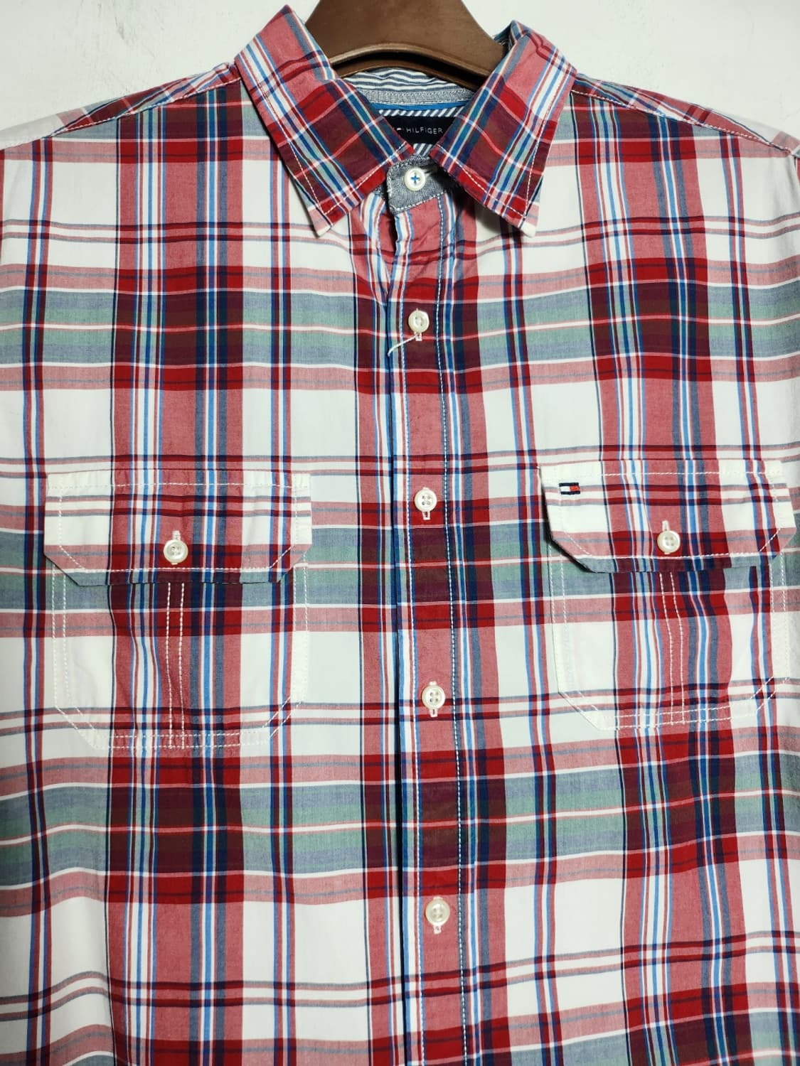 M 타미힐피거 빈티지핏 체크셔츠 상품이미지2