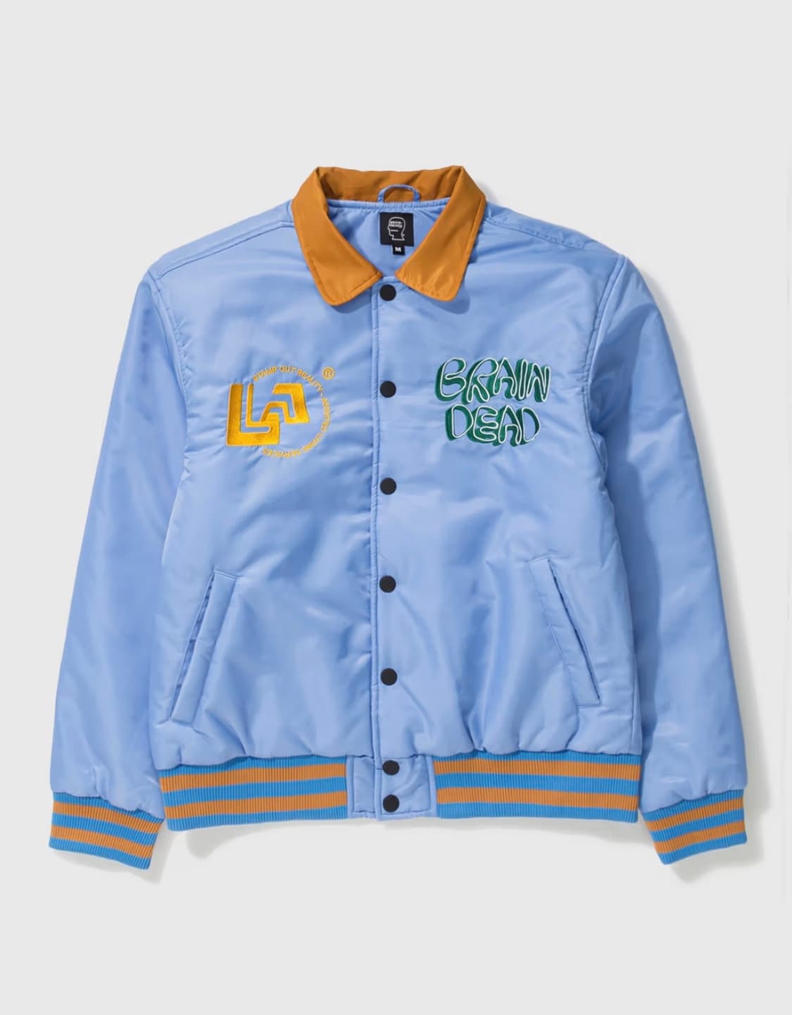 브레인데드 Brain Dead 휴먼 하드웨어 새틴 재킷 L 상품이미지4