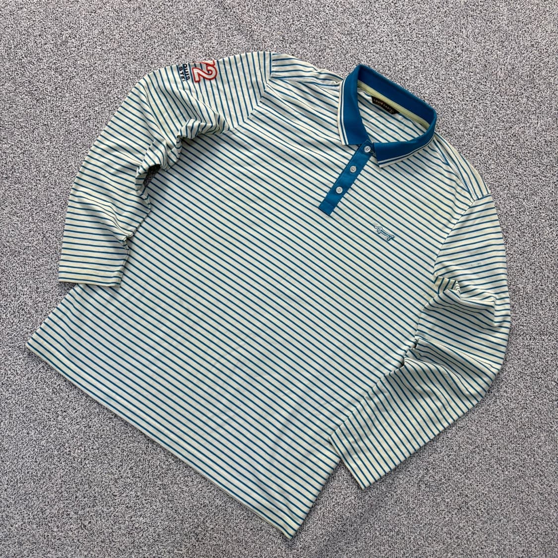 105 루이까스텔 골프 스트라이프 티셔츠 0323J 상품이미지1