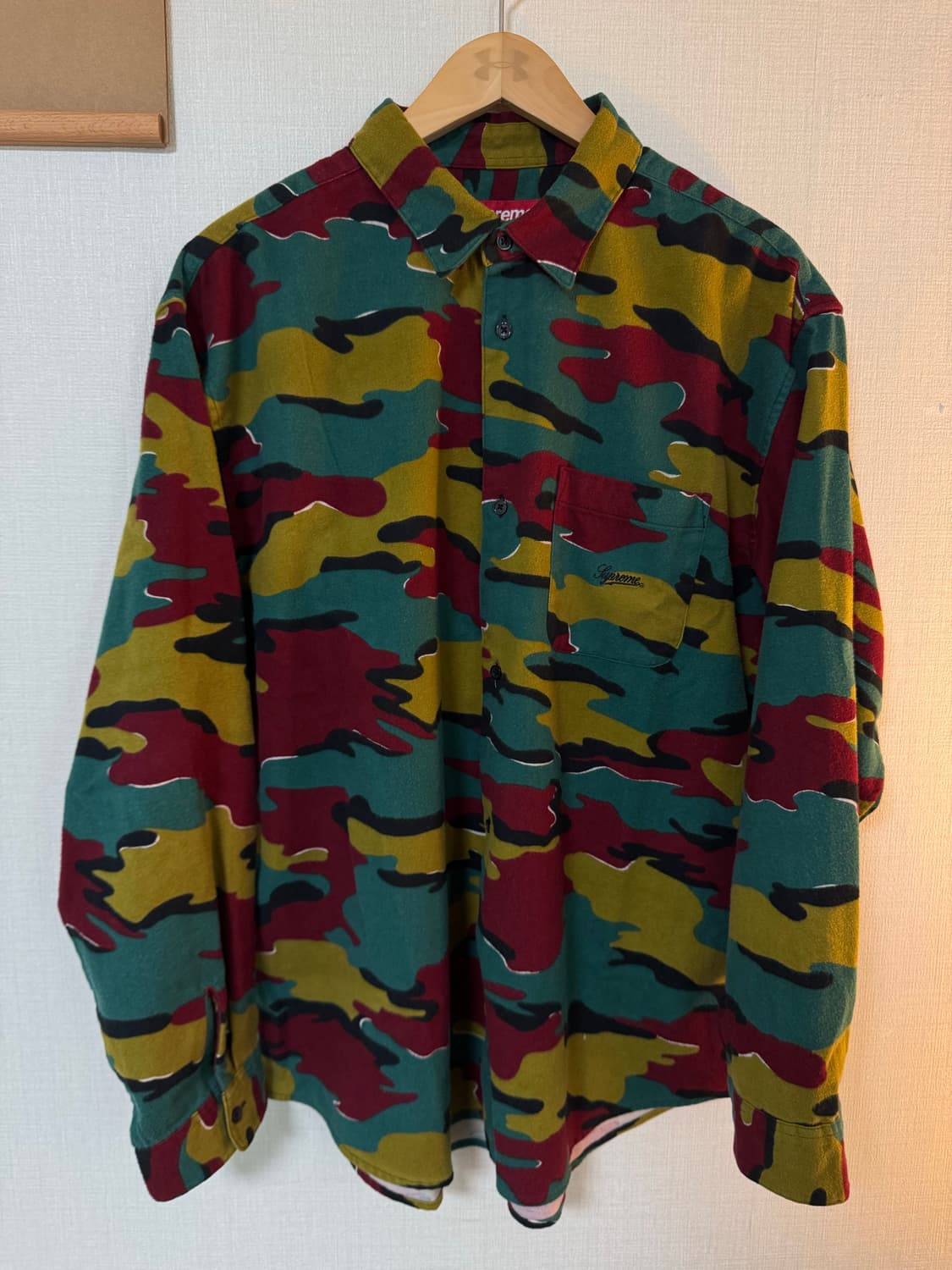 [L]슈프림 플란넬 셔츠 카모 - 23FW 상품이미지1