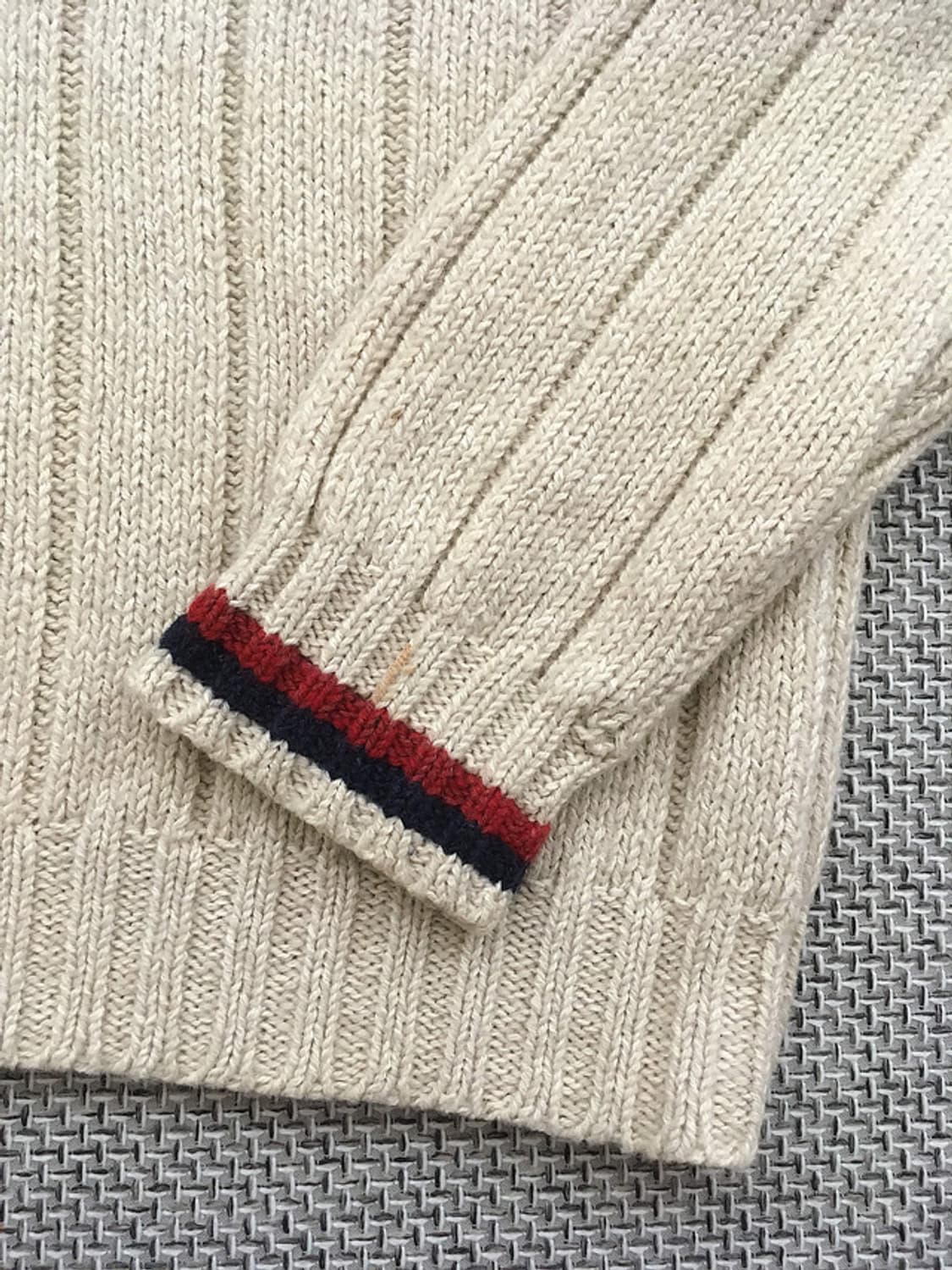 90s wool blended Cricket knit sweaters 상품이미지3