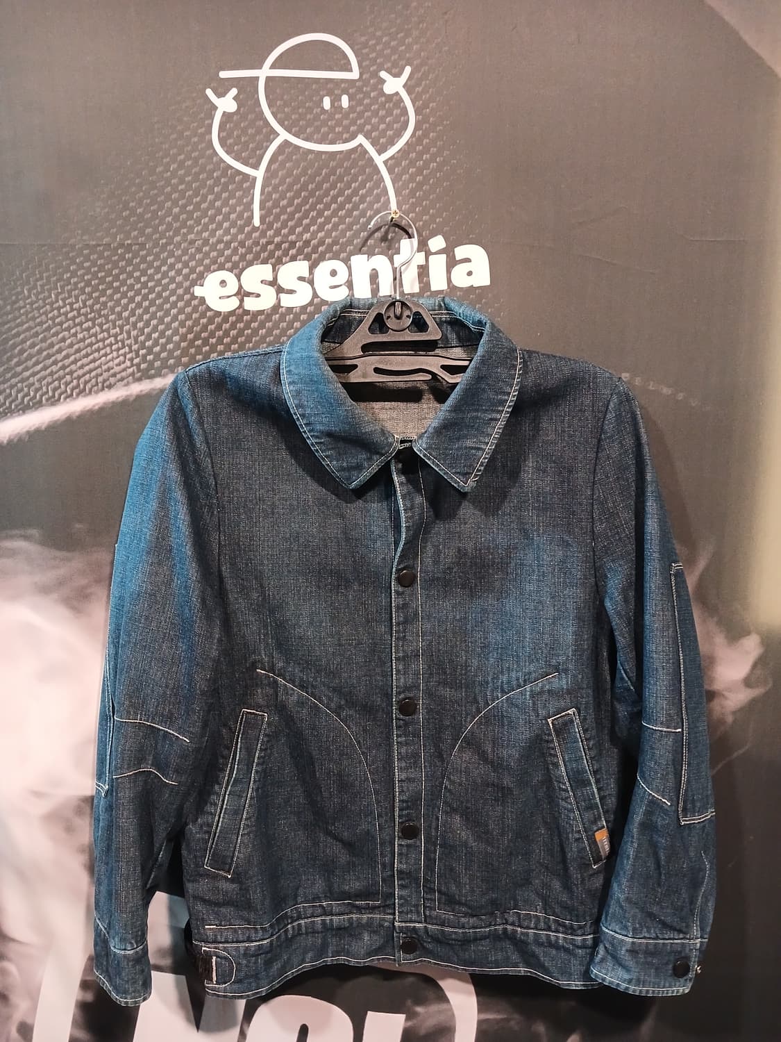 커브드 데님 자켓 상품이미지1