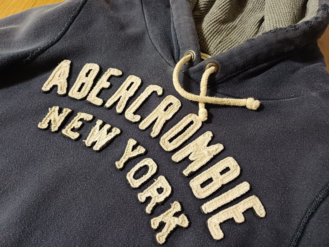 아베크롬비 빈티지워싱 네이비 후드집업 상품이미지2