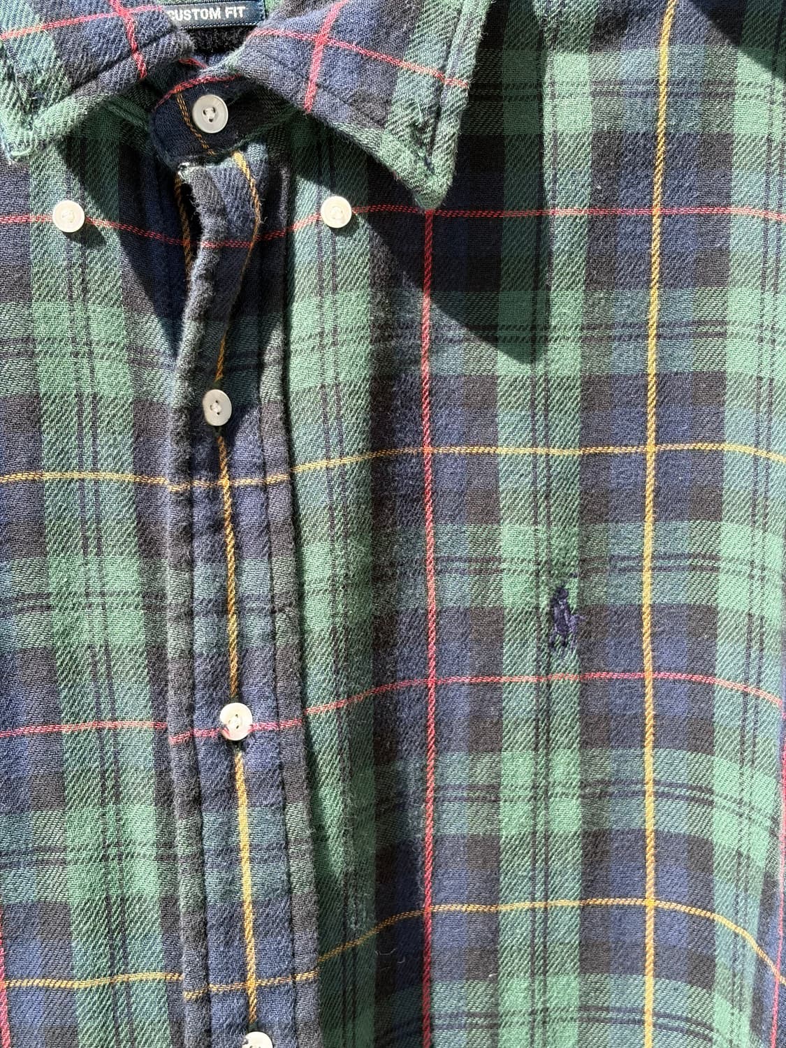 폴로 랄프 로렌 타탄 체크 플란넬 셔츠 상품이미지4