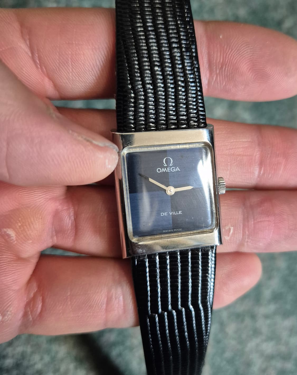 오메가 70s 빈티지 사각시계(기계식 수동시계) 상품이미지2