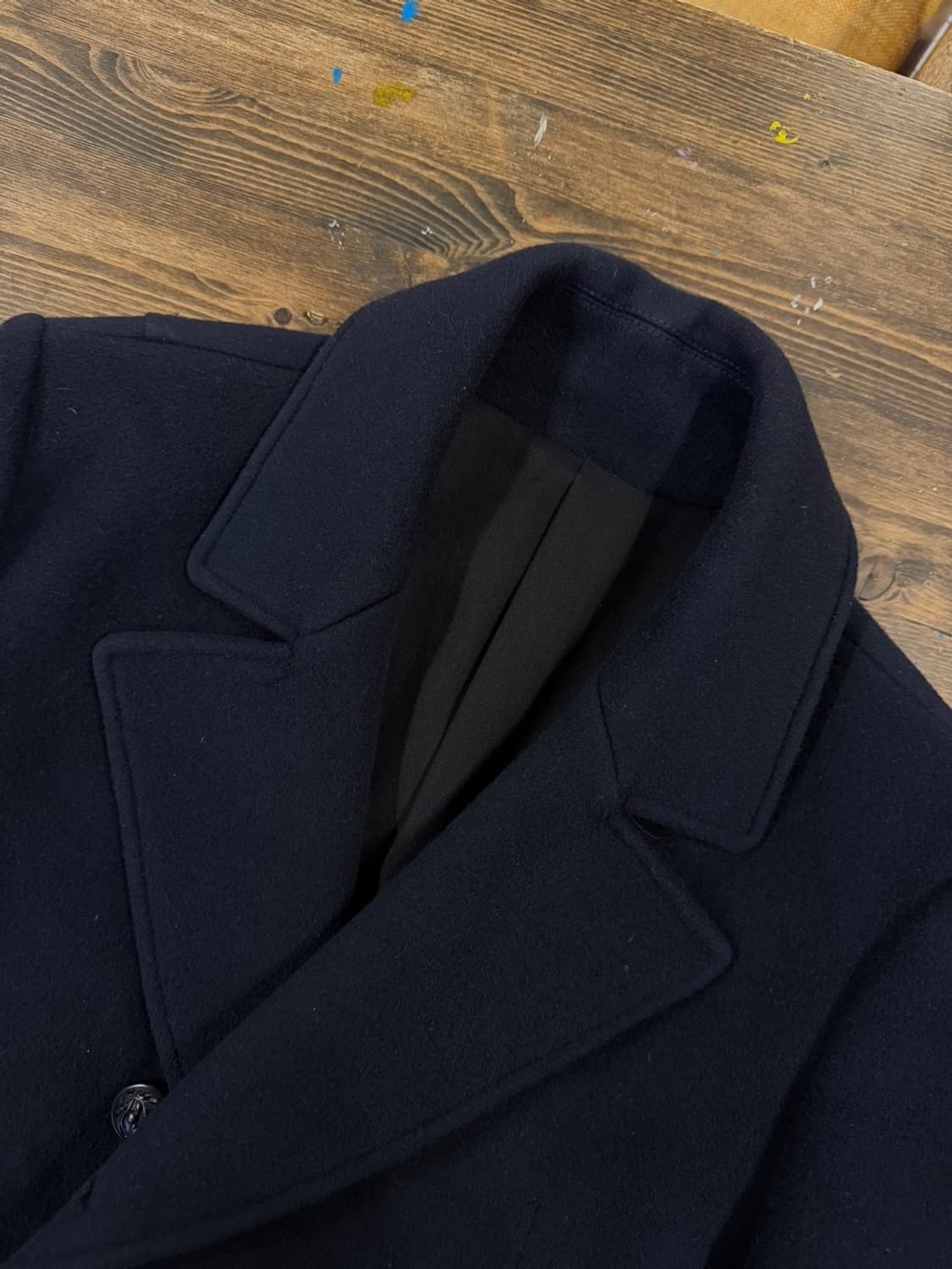 타임 캐시미어 더블 브레스티드 코트 슬림100 상품이미지7