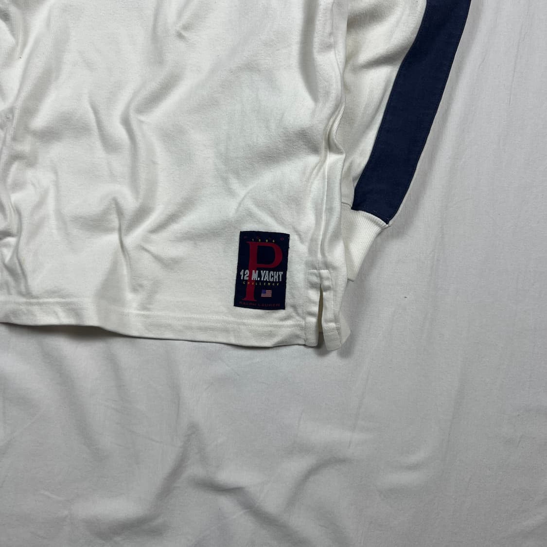 90‘s 96년도 폴로스포츠 polo sport 요트챌린지 카라긴팔티 상품이미지4