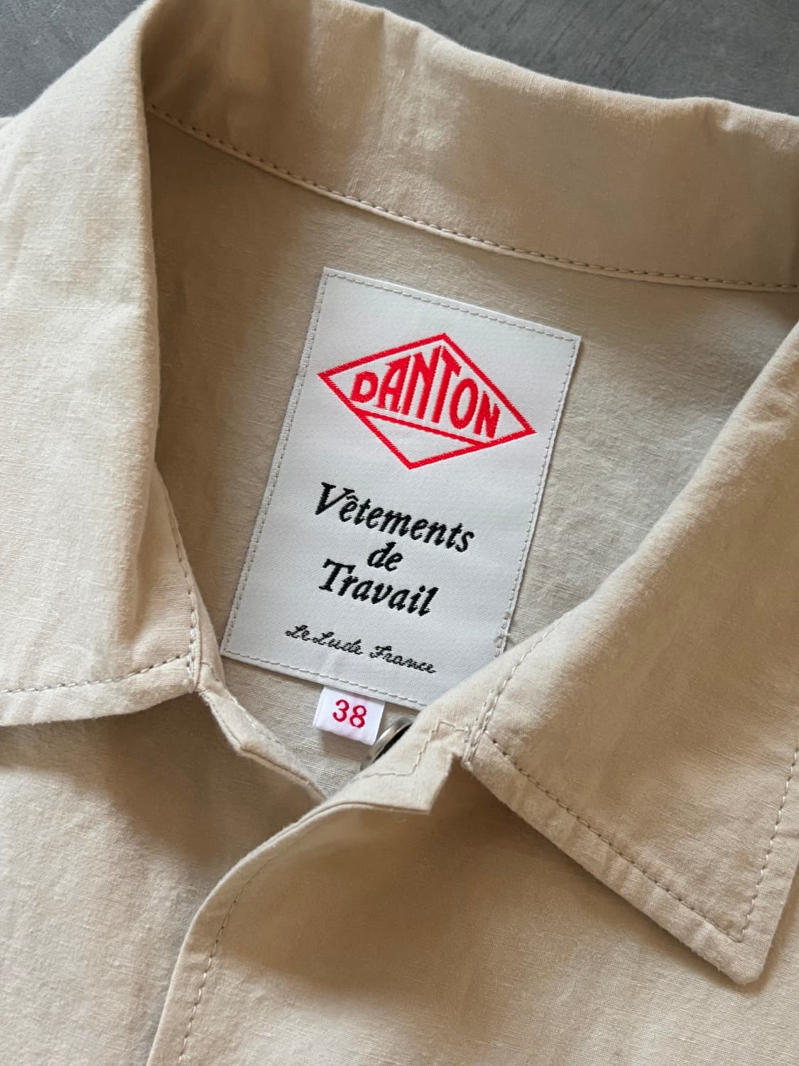 DANTON 단톤 25SS 린넨 라이트 커버올 자켓 상품이미지5