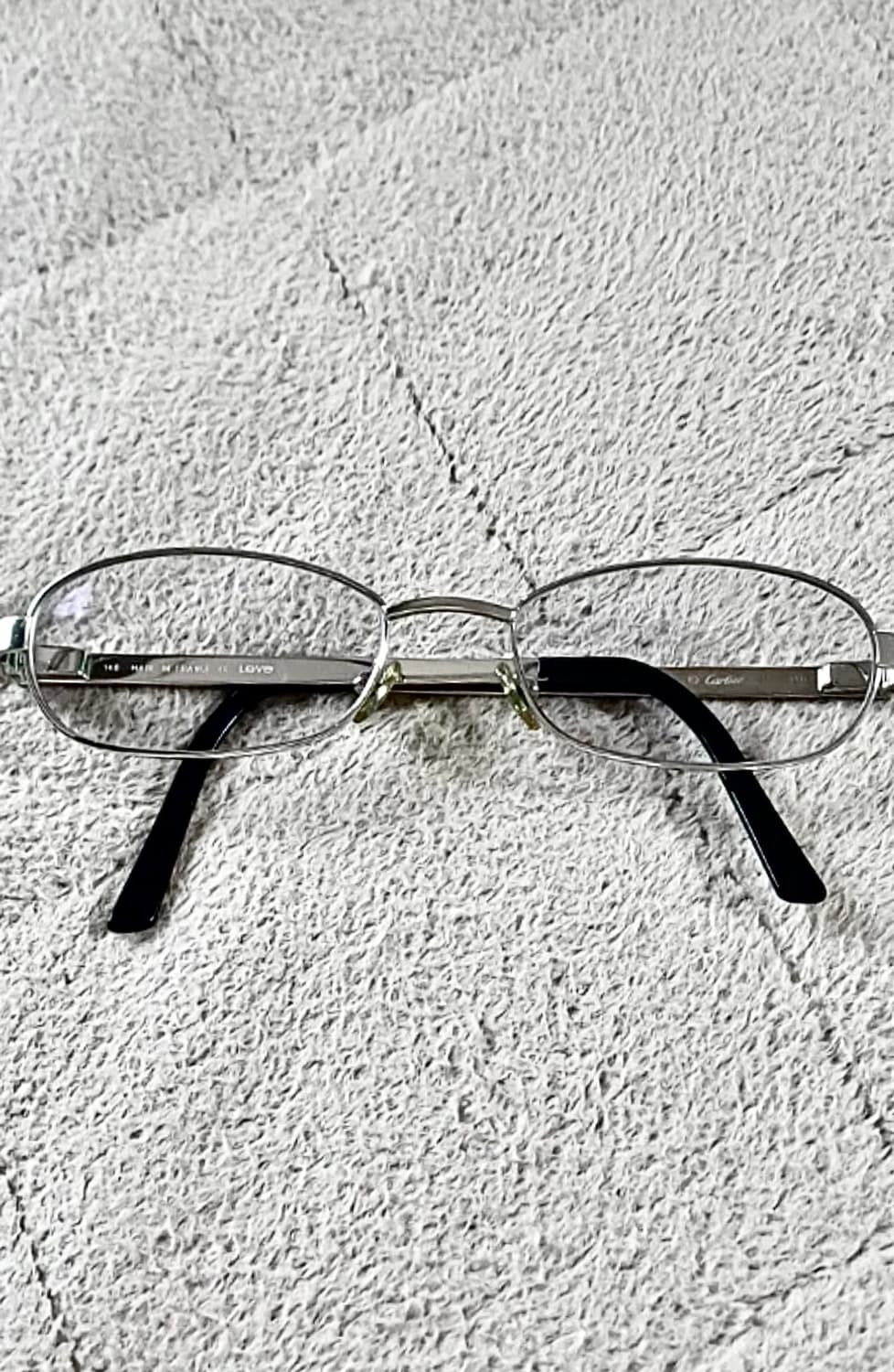 까르띠에 love 반무테 은색 안경 긱시크 빈티지 상품이미지2