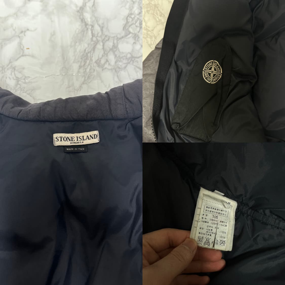 스톤아일랜드 메탈 그레이 패딩 자켓 상품이미지6