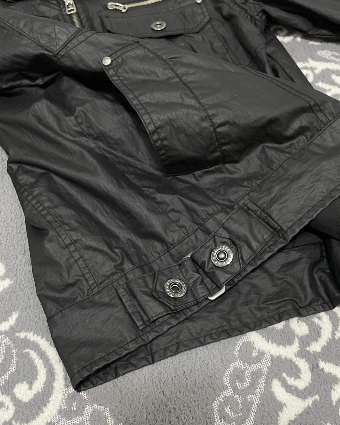 None PU Coated Nylon Windbreaker 상품이미지3
