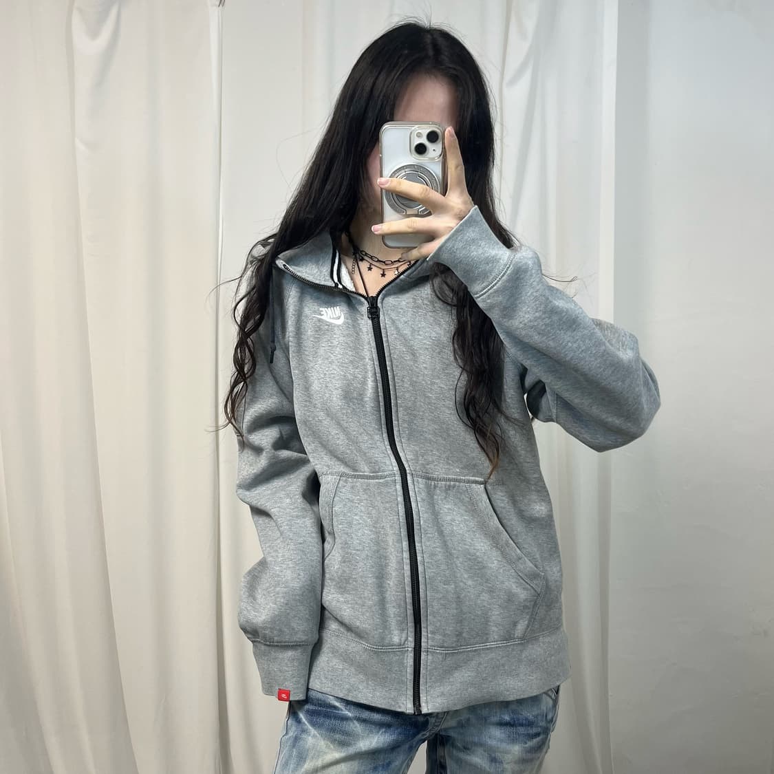 Nike Grey Hoodie 상품이미지1