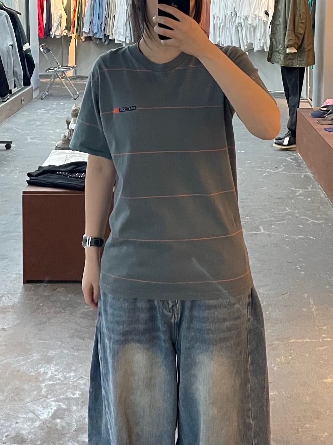 나이키 스트라이프 반팔 티셔츠 H1615 상품이미지1