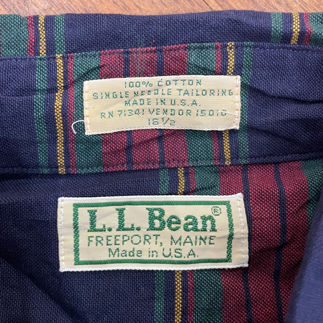 엘엘빈 made in usa 체크 셔츠 상품이미지2