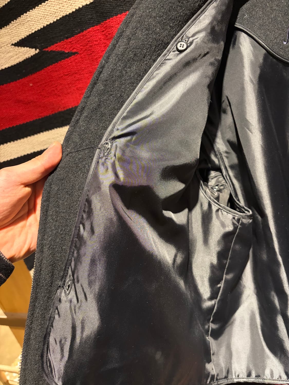 Pure wool blouson , bomber / 울 봄버 블루종 상품이미지9