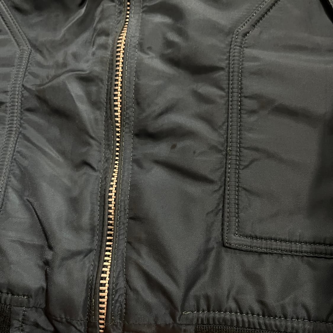 알파인더스트리 레더 카라 cwu-45p 자켓 상품이미지10