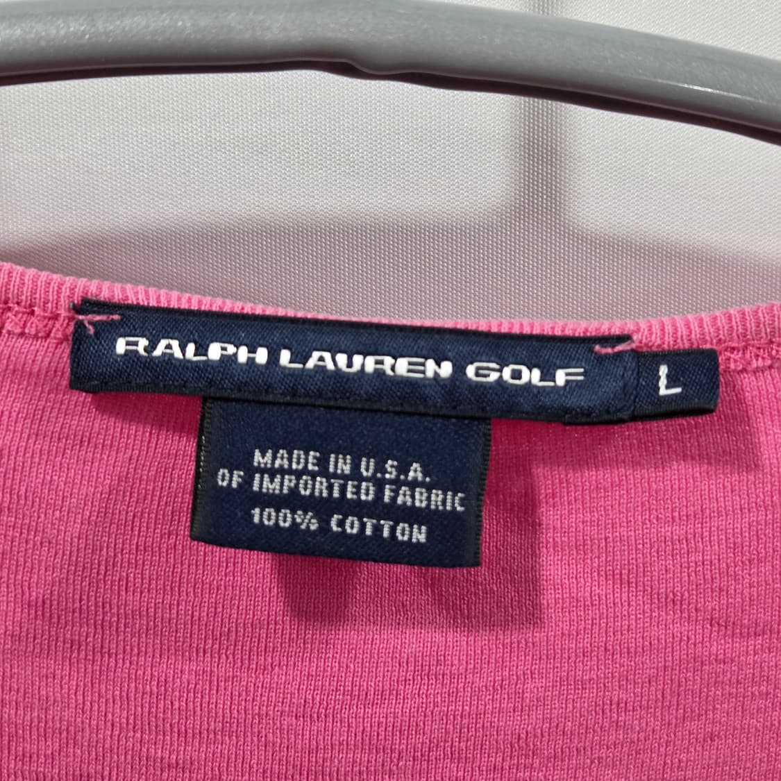 폴로랄프로렌 골프 USA 우먼 빅포니 반팔 티셔츠 L 상품이미지3