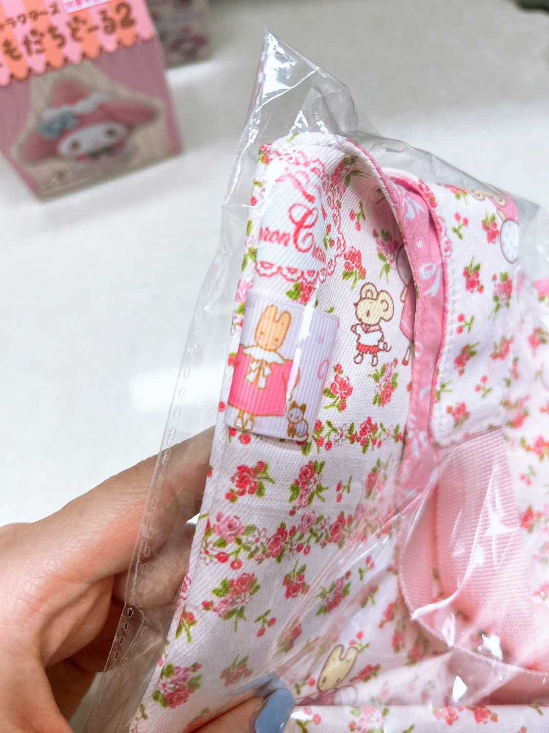 마론크림 손가방 도시락가방 산리오가방 새상품 상품이미지5