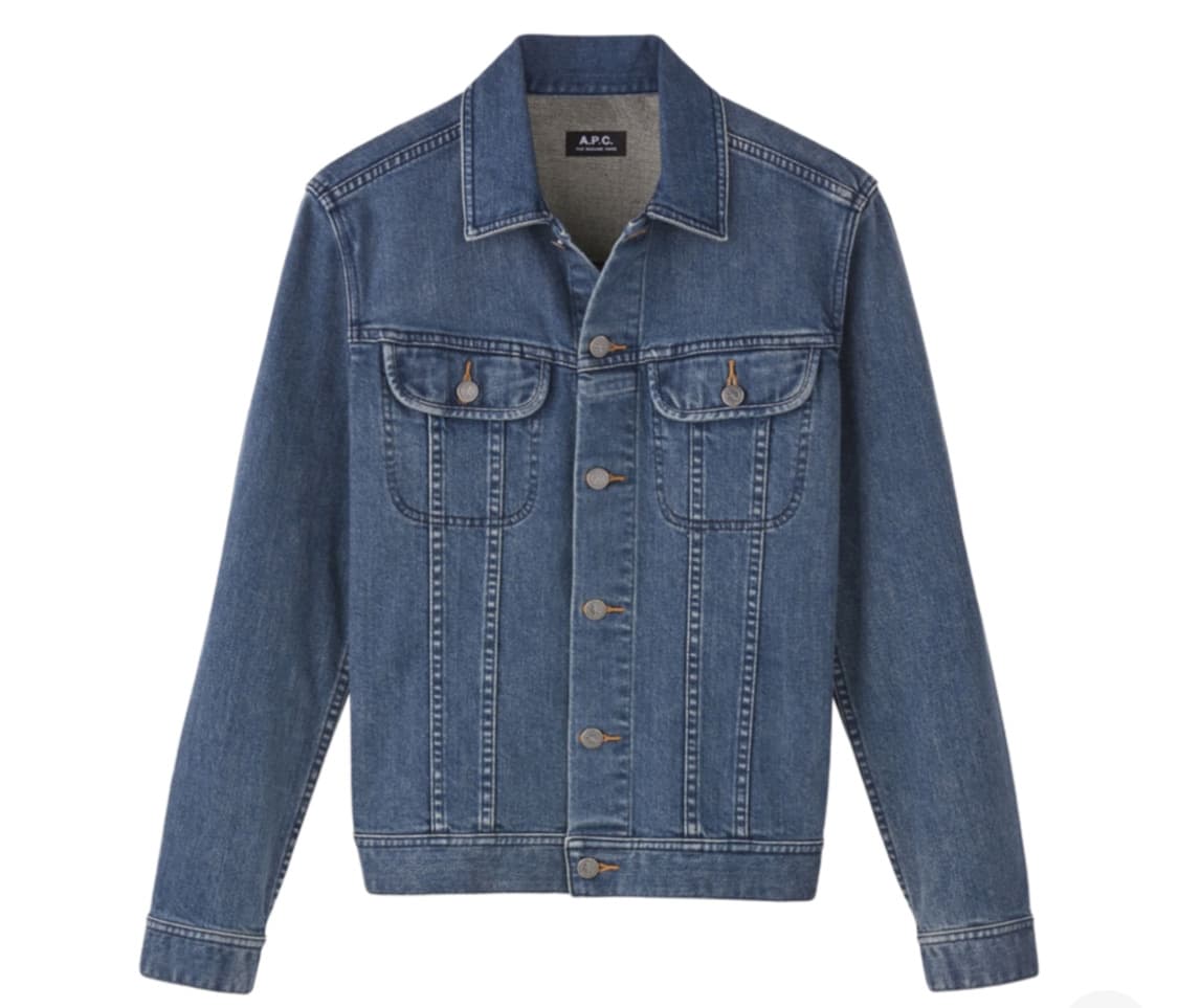 [구매] 아페쎄 베스테 진 US 워시드 데님 자켓 인디고(중청) XXL 상품이미지1
