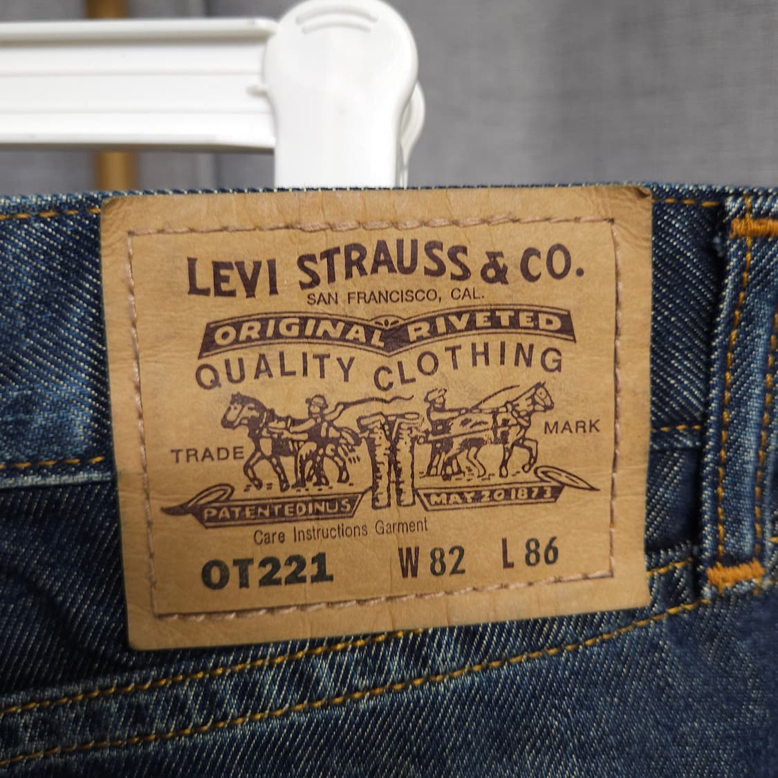 32 ) 00's 빈티지 리바이스 OT221 오렌지탭 청바지 상품이미지2