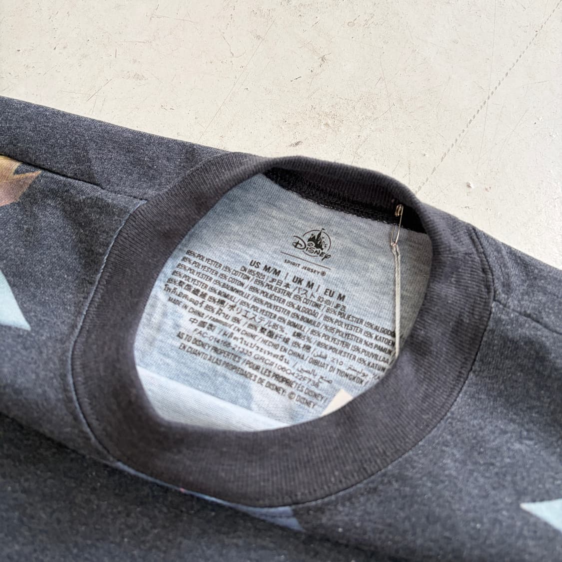디즈니 빌런즈 스피릿 빈티지 롱슬리브 M 상품이미지5